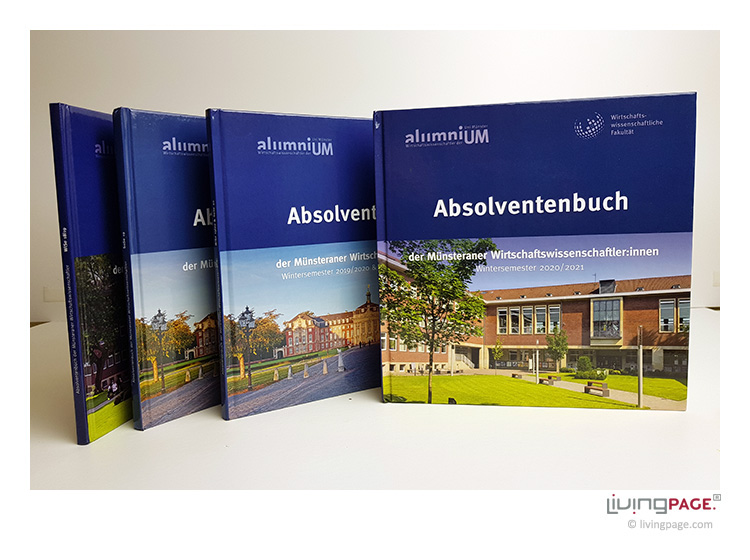 Absolventenbuch, seit 2018/19 im neuen Design
