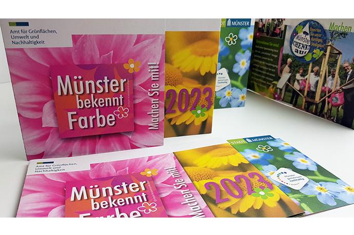 Folder "Münster bekennt Farbe" 2023
