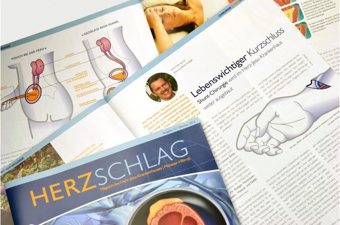 Herzschlag-Magazin, Medizinische Grafiken