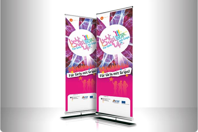 Roll-up Banner Light up Your Life